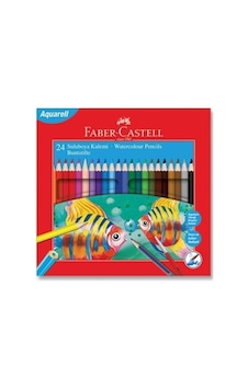 Karton Kutu Aquarell Boya Kalemi 24 Renk Çok Renkli Karton Kutu Aquarell Boya Kalemi 24 Renk Çok Renkli