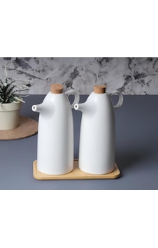 Arow Kate Bambu Tabaklı 2 Li Porselen Yağlık 800 Ml Tr-3105 Arow Kate Bambu Tabaklı 2 Li Porselen Yağlık 800 Ml Tr-3105
