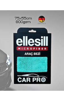 Profesyonel Tüy Bırakmayan Yeşil Ultra Emici Araç Kurulama Bezi 75x55 Cm - Car Veluxe