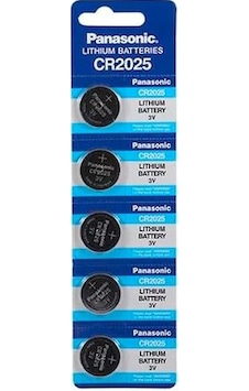 Panasonic CR2025 3V Lityum Düğme Pil 5'li Panasonic CR2025 3V Lityum Düğme Pil 5'li