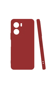 Vivo Y16 Kılıf Kamera Korumalı Silikon Rubber Arka Kapak Kırmızı Vivo Y16 Kılıf Kamera Korumalı Silikon Rubber Arka Kapak Kırmızı
