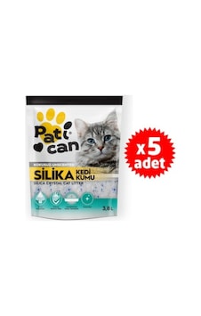 Patican Silika Kristal Kedi Kumu 5 x 3800 ML Patican Silika Kristal Kedi Kumu 5 x 3800 ML