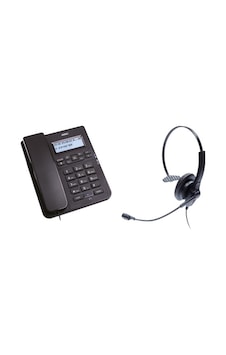 Karel TM145 - KLK214 Kulaklıklı Masaüstü Çağrı Merkezi Telefonu Karel TM145 - KLK214 Kulaklıklı Masaüstü Çağrı Merkezi Telefonu