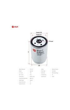 SAKURA FC5715 Mazot Filtresi Accent Admire Accent III Getz Rio Sorento 1.5 CRDI 2.5 CRDI SAKURA FC5715 Mazot Filtresi Accent Admire Accent III Getz Rio Sorento 1.5 CRDI 2.5 CRDI