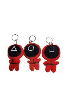 3'lü Puf Squid Game Anahtarlık - 612740111