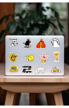 Laptop Notebook Tablet Sticker Seti Model 10 Laptop Notebook Tablet Sticker Seti Model 10