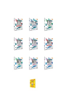 Toprak Tyt - Ayt Matematik Geometri Fizik Kimya Ve Biyoloji 9lu Set Soru Bankası + Planlama Defteri Toprak Tyt - Ayt Matematik Geometri Fizik Kimya Ve Biyoloji 9lu Set Soru Bankası + Planlama Defteri