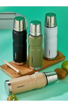 0.5lt Hunter Termos Paslanmaz Çelik - Sızdırmaz Kapak Bardak 5264