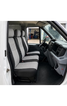 Kia Bongo Tek Kabin Kamyonet 2+1 Koltuk Kılıfı Gri-siyah