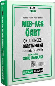 Pegem 2026 Öabt Meb-ags Okul Öncesi Öğretmenliği Soru Bankası Çözümlü Pegem Akademi Yayınları Pegem 2026 Öabt Meb-ags Okul Öncesi Öğretmenliği Soru Bankası Çözümlü Pegem Akademi Yayınları