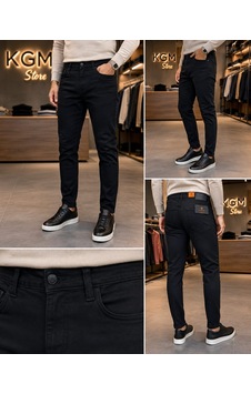 Craft İcon Oscar Dar Paça Erkek Kot Pantolon Oscar Siyah Craft İcon Oscar Dar Paça Erkek Kot Pantolon Oscar Siyah