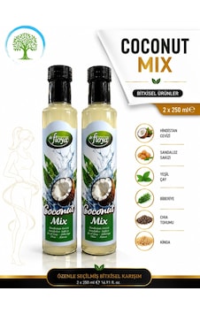 Dr.floya Coconut Mix 2 Adet 250 Ml Hindistan Cevizi, Yeşil Çay, Kinoa İçerikli