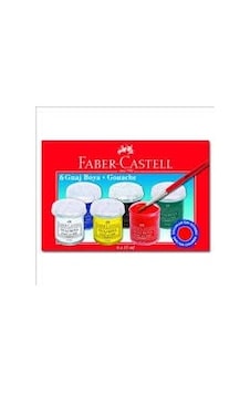 Faber 160400 Guaj Boya 6 Lı Şişe 6X15Ml Çok Renkli Faber 160400 Guaj Boya 6 Lı Şişe 6X15Ml Çok Renkli