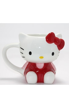3d Hello Kitty Tasarımı Porselen Kupa Bardak Çok Renkli 3d Hello Kitty Tasarımı Porselen Kupa Bardak Çok Renkli