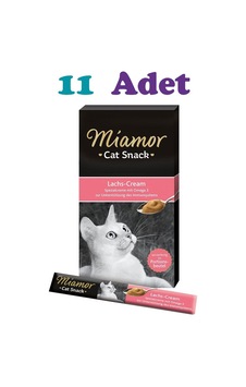 Miamor Lachs Cream Somonlu Yetişkin Kedi Ödülü 11'li 6 x 15 G Miamor Lachs Cream Somonlu Yetişkin Kedi Ödülü 11'li 6 x 15 G