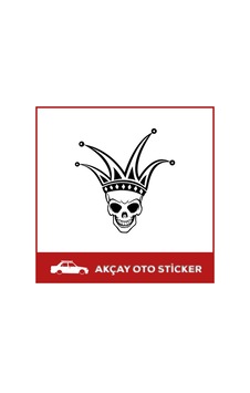 Soytarı Kurukafa Sticker Soytarı Sticker Araç Sticker