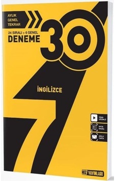 Hız Yayınları 7. Sınıf Ingilizce 30'lu Deneme Hız Yayınları 7. Sınıf Ingilizce 30'lu Deneme