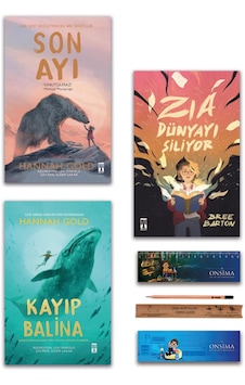 Genç Timaş Zia Dünyayı Siliyor - Son Ayı - Kayıp Balina Set 3 Kitap