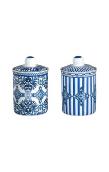 Lucky Art Berghoff Lunetta Bone 2'li Kavanoz Seti 16cm Çok Renkli Lucky Art Berghoff Lunetta Bone 2'li Kavanoz Seti 16cm Çok Renkli