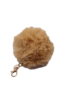 Bej Renk Peluş Ponpon Anahtarlık 976 Bej Renk Peluş Ponpon Anahtarlık 976
