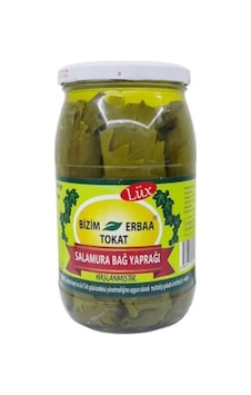 Bizim Erbaa Tokat Lüx Salamura Bağ Yaprağı Cam Kavanoz 500 G Bizim Erbaa Tokat Lüx Salamura Bağ Yaprağı Cam Kavanoz 500 G