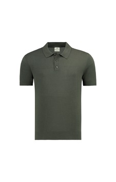Anthony Jackson Premium Erkek Triko Polo Yaka T-shirt Giovanni Haki