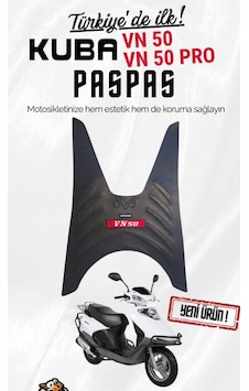 Kuba Vn50 Pro Paspas Kaymaz Taban Kırmızı Logo Kalın Kuba Vn50 Pro Paspas Kaymaz Taban Kırmızı Logo Kalın
