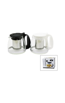 Cam Demlik 700ml 5332 Açık Krem Cam Demlik 700ml 5332 Açık Krem