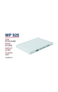 Wp 925 Hyundai İ30 07-12 97133-2l000 Polen Filtresi