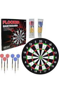 45 Cm Ahşap Dart Tahtası 6 Adet Dart Oku Dart10 Dart 45 Cm Ahşap Dart Tahtası 6 Adet Dart Oku Dart10 Dart