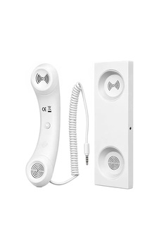 Powermaster Pm-39122 Retro-nostaljik 3.5mm Girişli Beyaz Telefon Ahizesi