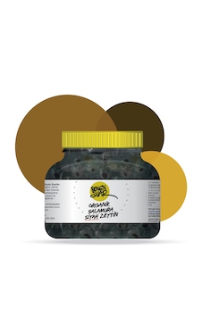 Rengin Suar Salamura Doğal Siyah Zeytin 2024 Hasatı 1200 G