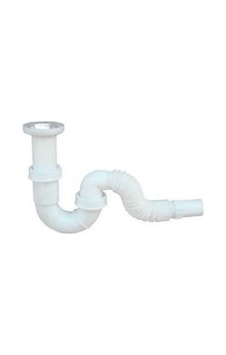 Gama Lavabo Sifonu S Gövde Körüklü Beyaz Gama Lavabo Sifonu S Gövde Körüklü Beyaz