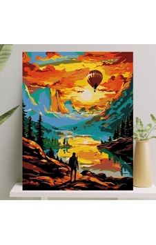 Palmiye Hobi Sanat Sayılarla Boyama Tuval Seti Fırça Boya Dahil Çıtalı 40x50 Cm - Zirve Palmiye Hobi Sanat Sayılarla Boyama Tuval Seti Fırça Boya Dahil Çıtalı 40x50 Cm - Zirve