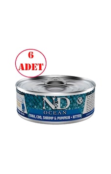 Nd Ocean Yavru Kedi Konservesi Balkabaklı Balıklı Karidesli 70 Gr 6 Ad Nd Ocean Yavru Kedi Konservesi Balkabaklı Balıklı Karidesli 70 Gr 6 Ad