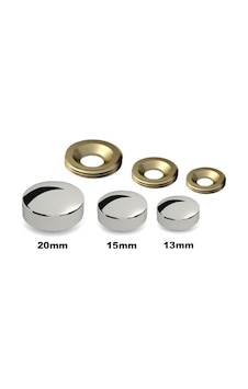 Metal Vida Kapama Zamak 15 Mm Krom 10 Adet Pk001ay00193 Renkli Metal Vida Kapama Zamak 15 Mm Krom 10 Adet Pk001ay00193 Renkli