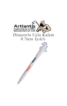 Işıklı Dinazor Uçlu Kalem 0.7 1 Adet Dinazor Başlıklı Versatil Kalem Süslü Silikonlu Hediyelik Kalem Pembe Işıklı Dinazor Uçlu Kalem 0.7 1 Adet Dinazor Başlıklı Versatil Kalem Süslü Silikonlu Hediyelik Kalem Pembe