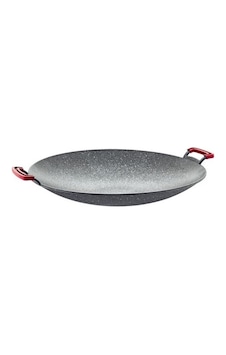 Oms 40 Cm Granit Saç Kavurma Tava Kapaksız 3225 Gri Siyah Oms 40 Cm Granit Saç Kavurma Tava Kapaksız 3225 Gri Siyah