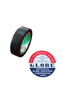Globe İzole Bant Elektrik Kablo Bantı 19mm Siyah Globe İzole Bant Elektrik Kablo Bantı 19mm Siyah