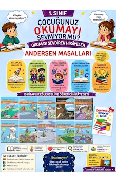 1.sınıflar İçin Okuma Alışkanlığı Kazandıran 10'lu Hikaye Seti 1.sınıflar İçin Okuma Alışkanlığı Kazandıran 10'lu Hikaye Seti