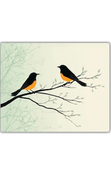 Sevimli Kuşlar Baskılı Mouse Pad 18x22 Cm Sevimli Kuşlar Baskılı Mouse Pad 18x22 Cm