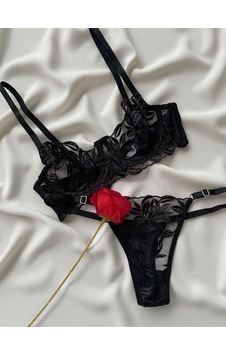 La Linaa Mona Kadın Bralet Takım-siyah Siyah La Linaa Mona Kadın Bralet Takım-siyah Siyah