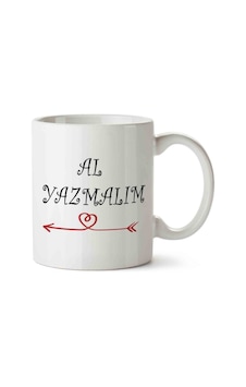 Selvi Boylum Al Yazmalım 2 Porselen Kupa Bardak Beyaz Selvi Boylum Al Yazmalım 2 Porselen Kupa Bardak Beyaz