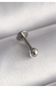 316l Çelik Gümüş Renk Topçuk Piercing - Tj-pr1368 Çok Renkli