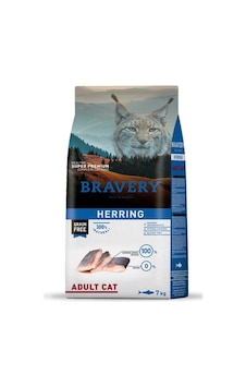 Bravery Tahılsız Ringa Balıklı Yetişkin Kedi Maması 2 KG Bravery Tahılsız Ringa Balıklı Yetişkin Kedi Maması 2 KG