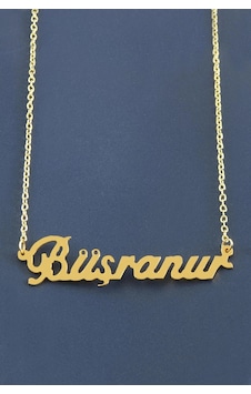 Büşranur İsimli Kolye Sarı Büşranur İsimli Kolye Sarı