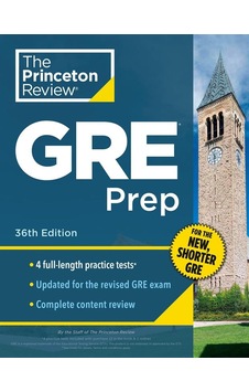 Princeton Review Gre Prep, 36th Edition 4 Practice Tests + Review & Techniques + Online Features Ciltli Princeton Review Usa