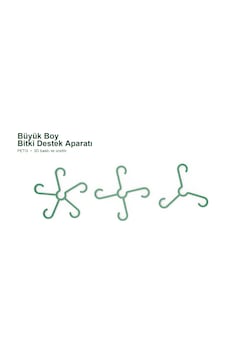 Bitki Gövde Destek Ve Sabitleme Klipsi Büyük Boy Dikey Büyüme İçin Pratik & Bitki Tutucu Büyük Boy 3lü Set