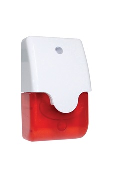 Vitec Tos-0103 Dahili Siren - Beyaz Kasa, Kırmızı Flaşör Penceresi