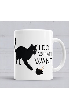 I Do What I Want Ne İstersem Onu Yaparım Kedi Kupa Bardak Karışık I Do What I Want Ne İstersem Onu Yaparım Kedi Kupa Bardak Karışık